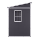 Livingandhome Outdoor Plastic Garden Storage Shed 6x4ft / 8x4ft Lockable