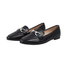 PU Leather Closed Toe Loafers