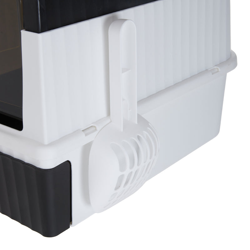 KidKid Large Enclosed Cat Litter Box with Disinfection Light