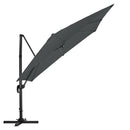 Livingandhome Large Square Canopy Rotating Outdoor Cantilever Parasol