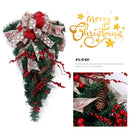Lifeideas Ribbon Bow Christmas Teardrop Swag
