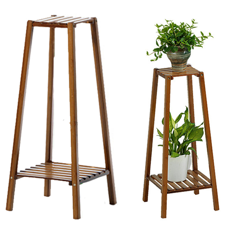 Breeins Solid Wood Indoor Plant Shelf Unit