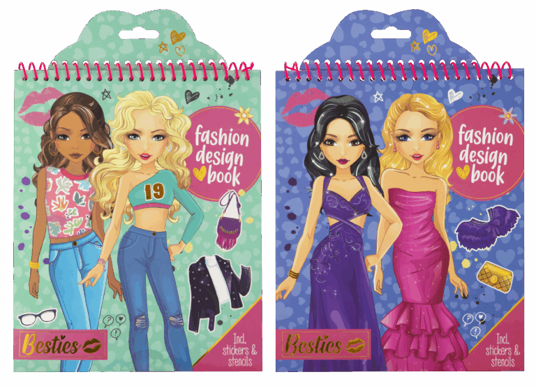 Besties Fashion Designer Book