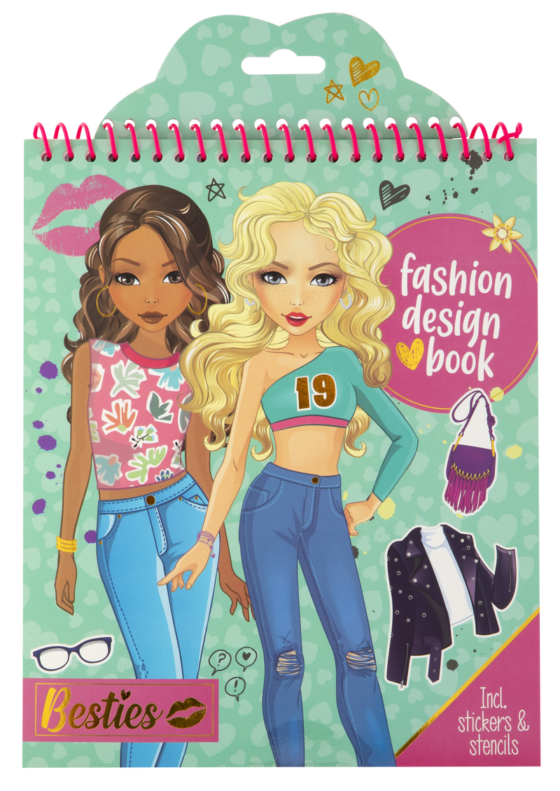 Besties Fashion Designer Book