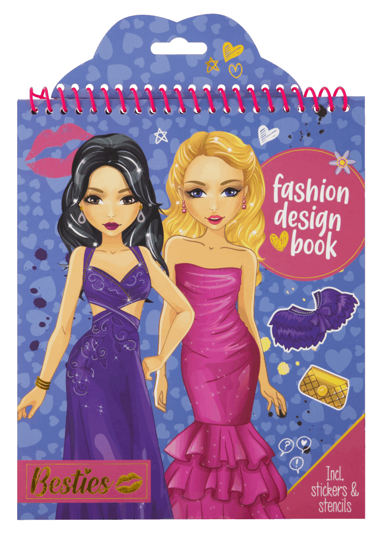 Besties Fashion Designer Book