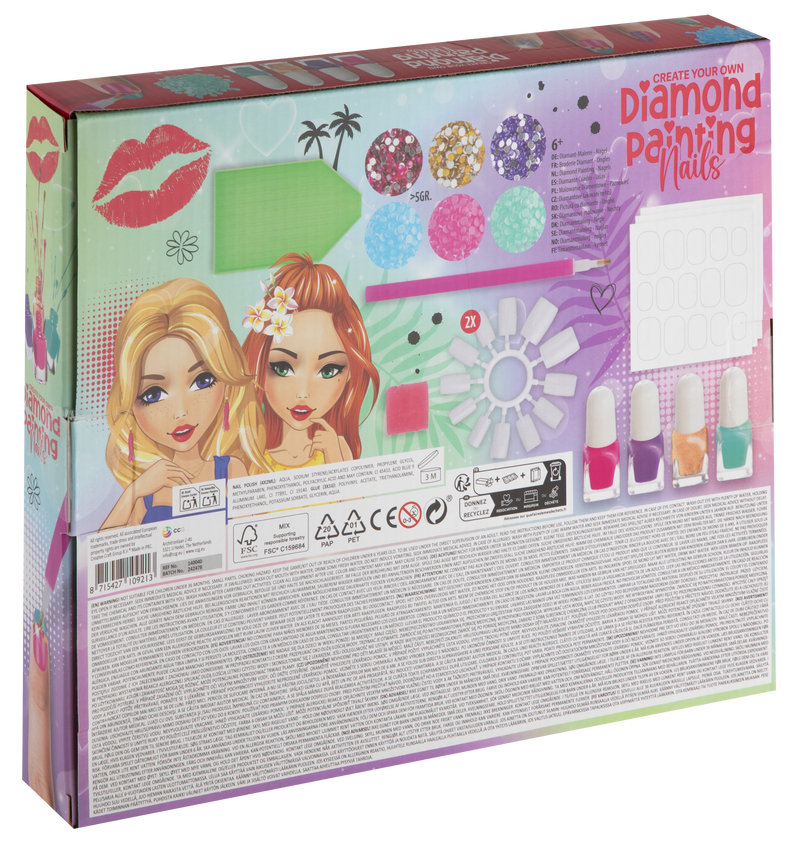 Besties Diamond Painting Nail Set