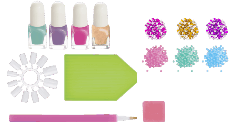 Besties Diamond Painting Nail Set
