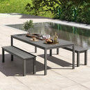 Outdoor Backless Patio Garden Bench