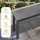 Outdoor Backless Patio Garden Bench