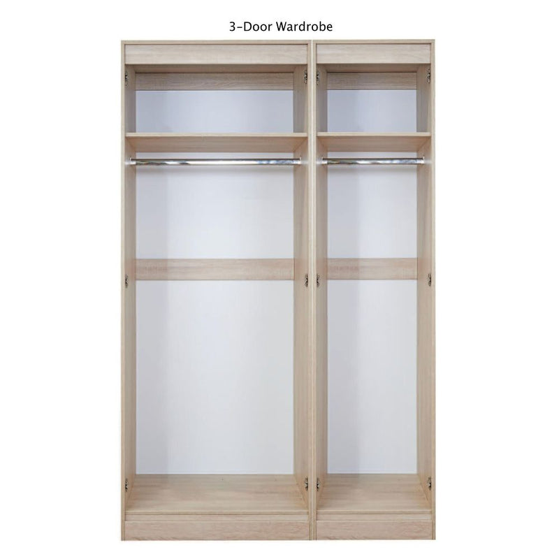 Havana Ready Assembled Wardrobe with 3 Doors  - White Matt