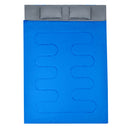 Double Sleeping Bag Extra Large Waterproof With Carrying Bag-Blue