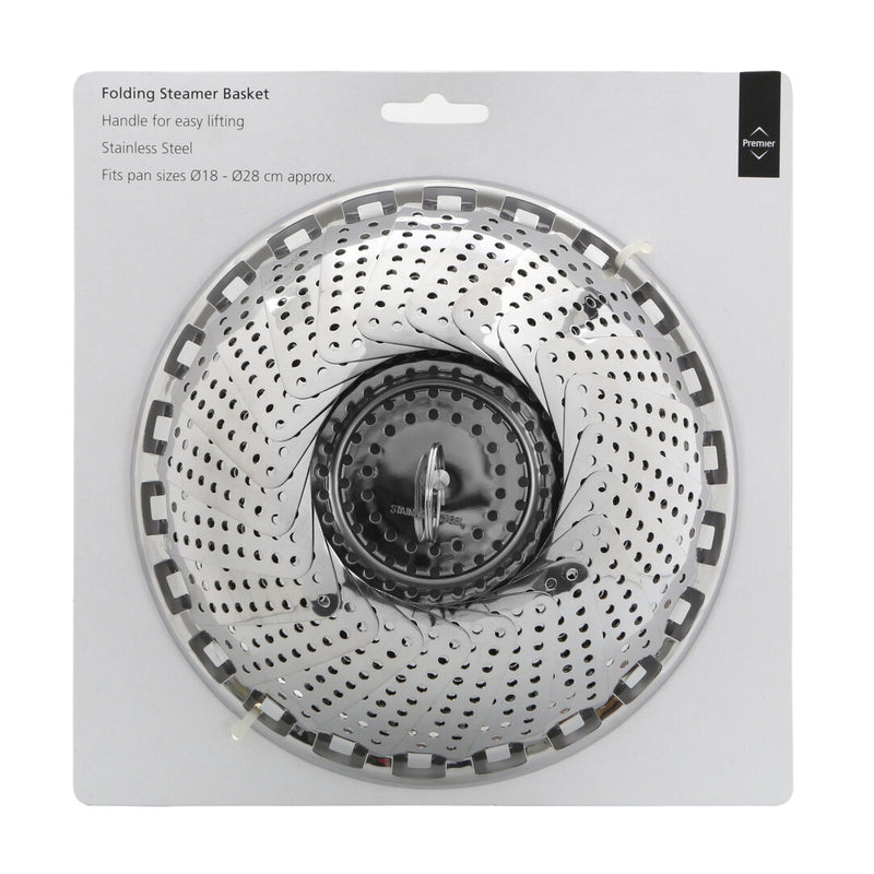 Crosse Large Folding Stainless Steel Steamer