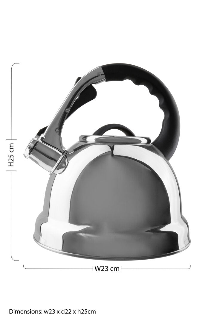 Zion Mirrored 3.2 Ltr Whistling Kettle