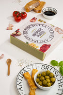 Noir Set Of Four Antipasti Plates