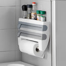 Lifeideas Kitchen Cling Film Foil Roll Dispenser with Slide Cutters