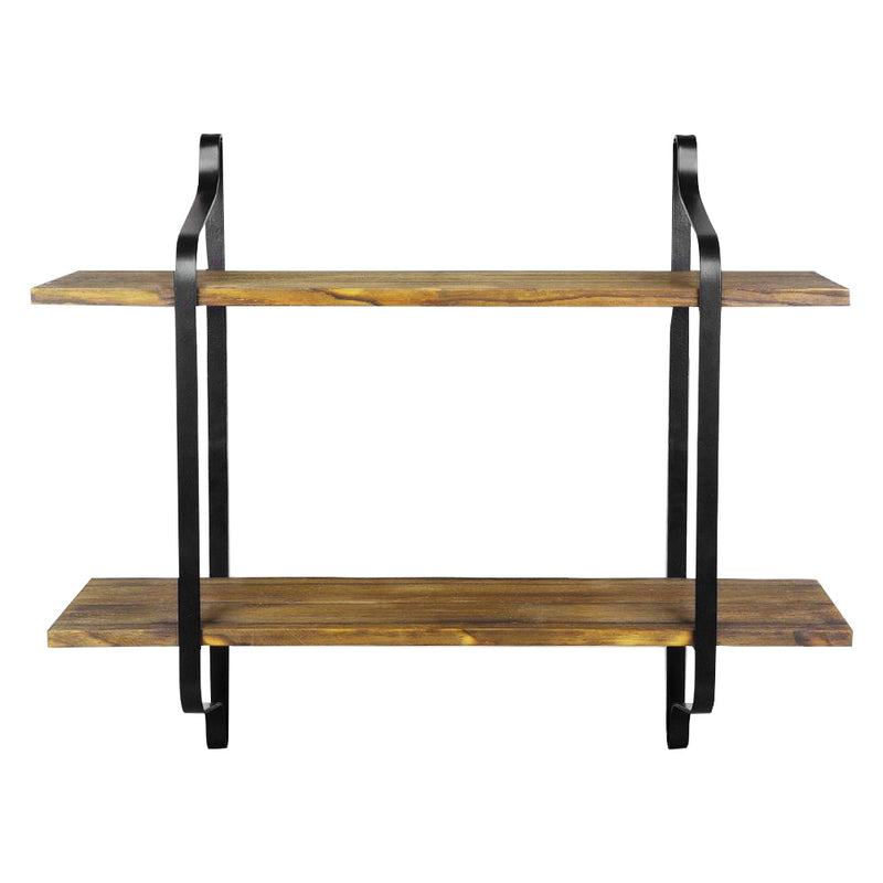 Cottonfy UK 2-Tier Home Decor Floating Wall Shelves