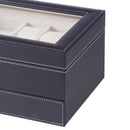 Sheonly Black Jewellery Storage Box with Transparent Lid