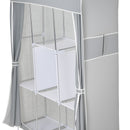 Portable Wardrobe With Non-Woven Fabric Cover