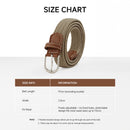 Casual Elastic Braided Belt With D-shape Pin Buckle