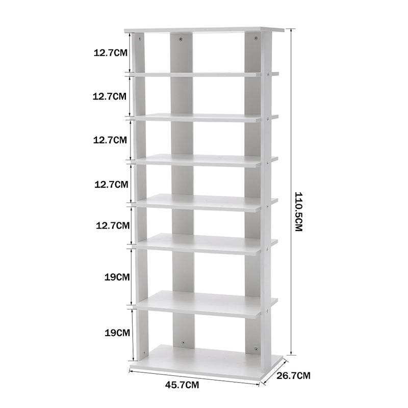 Livingandhome Contemporary 7-Tier Household Space Saving Shoe Rack