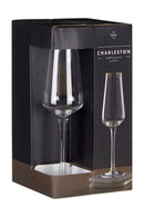 Set Of Four Charleston Champagne Glasses