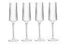 Eldon Set of Four Ribbed Champagne Glasses MOB Packaging