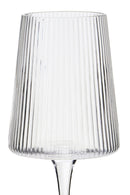 Eldon Set of Four Ribbed Wine Glasses
