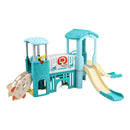Kidkid Kids Slide and Climber Playset with Balls and Ring Toss
