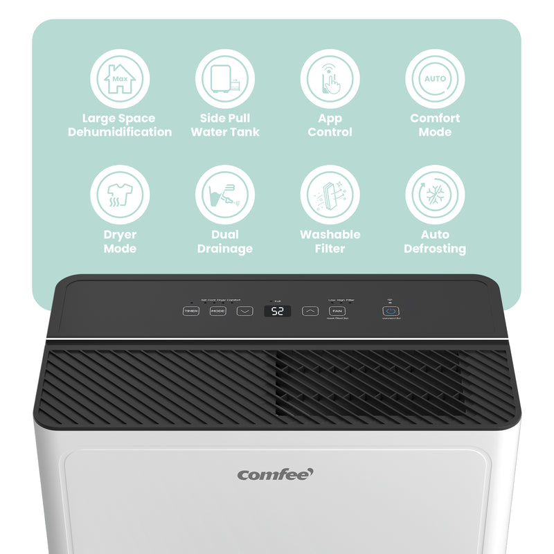 Comfee 30L/DAY Dehumidifier for Home