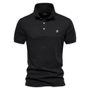 Turn-Down Short-Sleeve Polo Shirt