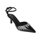 Elegant Pointed-Toe Heels with Adjustable Ankle Strap