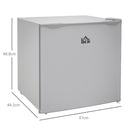 HOMCOM 35L Tabletop Freezer With Adjustable Temperature Wire Shelf