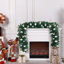 Lifeideas Artificial Plastic Pine Garland Christmas Hanging Decoration