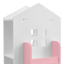 Cottonfy UK Kids' House Frame Rotating Bookshelf