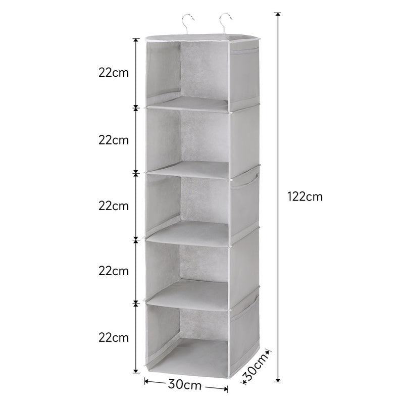 Lifeideas 5-Tier Closet Hanging Organizer