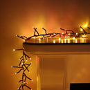 3000 LED 37.2m Premier Clusterbrights Indoor Outdoor Multifunction Mains Operated Christmas Cluster Lights with Timer in Cool White