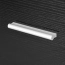 HOMCOM 4 Drawer File Cabinet Locking Filing Cabinet, Wood Effect