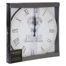 Home Sweet Home Wall Clock 34cm