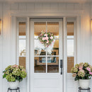 Lifeideas Rustic Assorted Flowers Heart-shaped Wreath Wedding Decoration