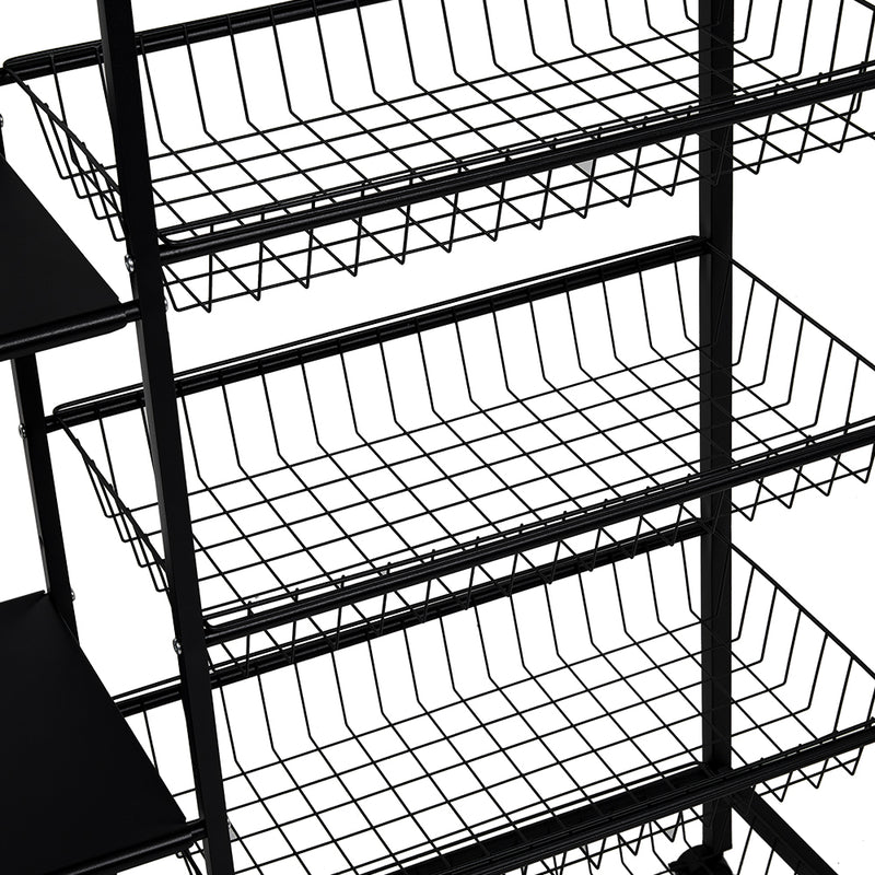 Lifeideas Kitchen Microwave Oven Vegetable Storage Cart