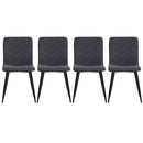 Livingandhome Set of 4 Modern Urban Style Armless Dining Chairs