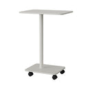Livingandhome Sofa Bed Side Table with Wheels and Storage