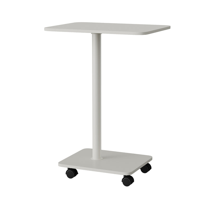 Livingandhome Sofa Bed Side Table with Wheels and Storage