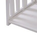 Cottonfy UK Small White Bedside Table