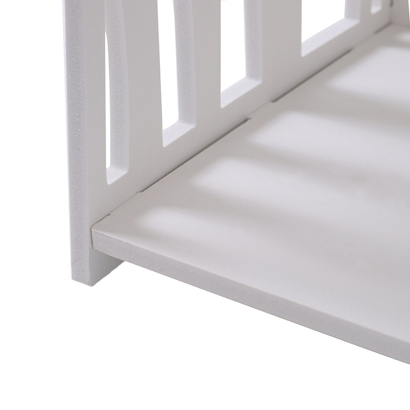 Cottonfy UK Small White Bedside Table