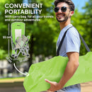 Outsunny Set Of 2 Folding Beach Chair, Camping Chair With Carry Bag