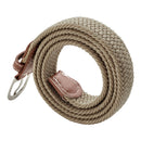Casual Elastic Braided Belt With D-shape Pin Buckle