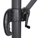 Garden Sanctuary Large Square Canopy Rotating Outdoor Cantilever Parasol