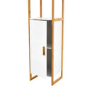 4-Tier Single-door Tall Bathroom Storage Cabinet