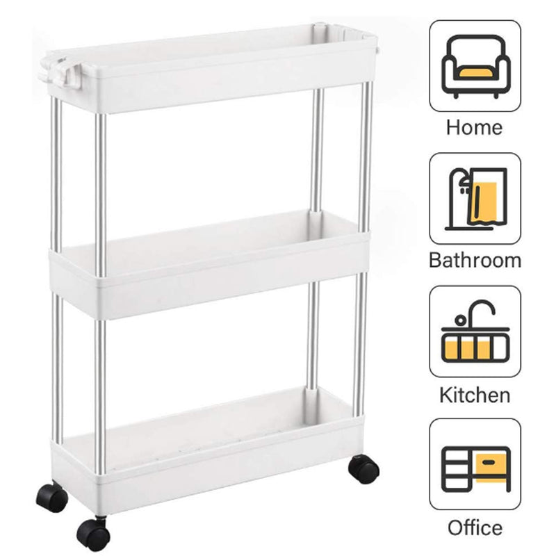 Lifeideas Standing 3-Tier Corner Storage Rack Shelf